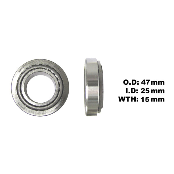 Jtekt Steering taper bearing 25 x 47 x 15